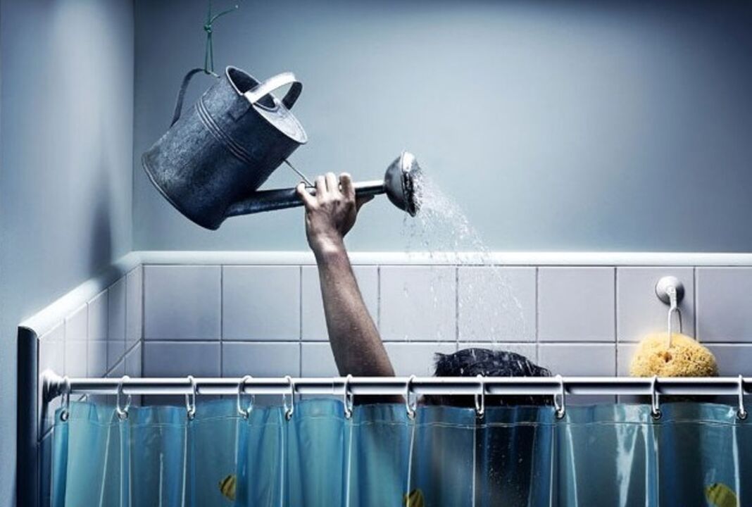 Take a bath before enlarging your penis with baking soda